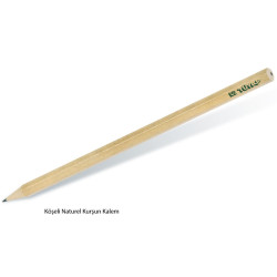 Naturel Köşeli Kurşun Kalem