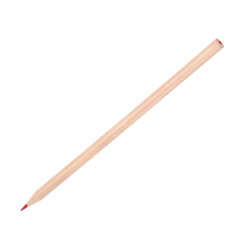 Yuvarlak Naturel Kırmızı Uçlu Kurşun Kalem