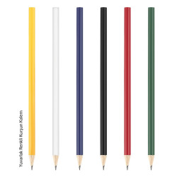 Yuvarlak Renkli Kurşun Kalem