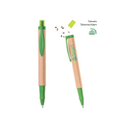 Geri Dönüşümlü Tohumlu Tükenmez Kalem