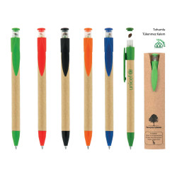 Kraft Gövde Tohumlu Tükenmez Kalem