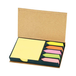 Renkli Yapışkanlı Notluk ( 13 x 8,5 x 1,5 cm )