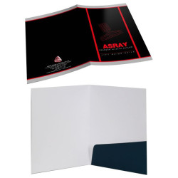 Cepli Dosya  ( Kağıt 350 gr Mat Kuşe / 300 350 Amerikan Bristol )