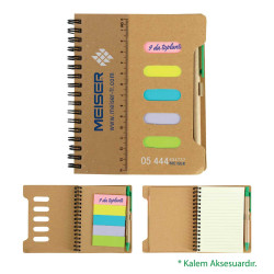 Renkli Yapışkanlı Notluk ( 13 x 15 cm )