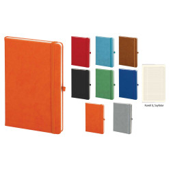 Tarihsiz Defter ( 13 x 21 cm ) ( İç Sayfalar Kareli )