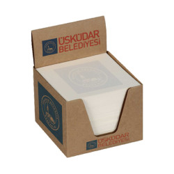 400 Yapraklı Küp  Bloknot 8 x 8 x 6,5 cm