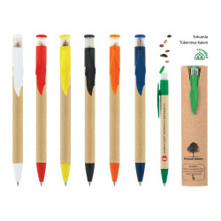 Geri Dönüşümlü Tohumlu Tükenmez Kalem